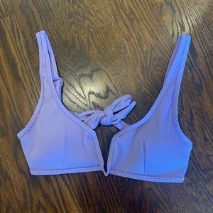 lilac bikini top